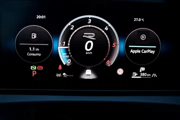 Vanguardista cuadro de instrumentos digital del Tiguan 2024.