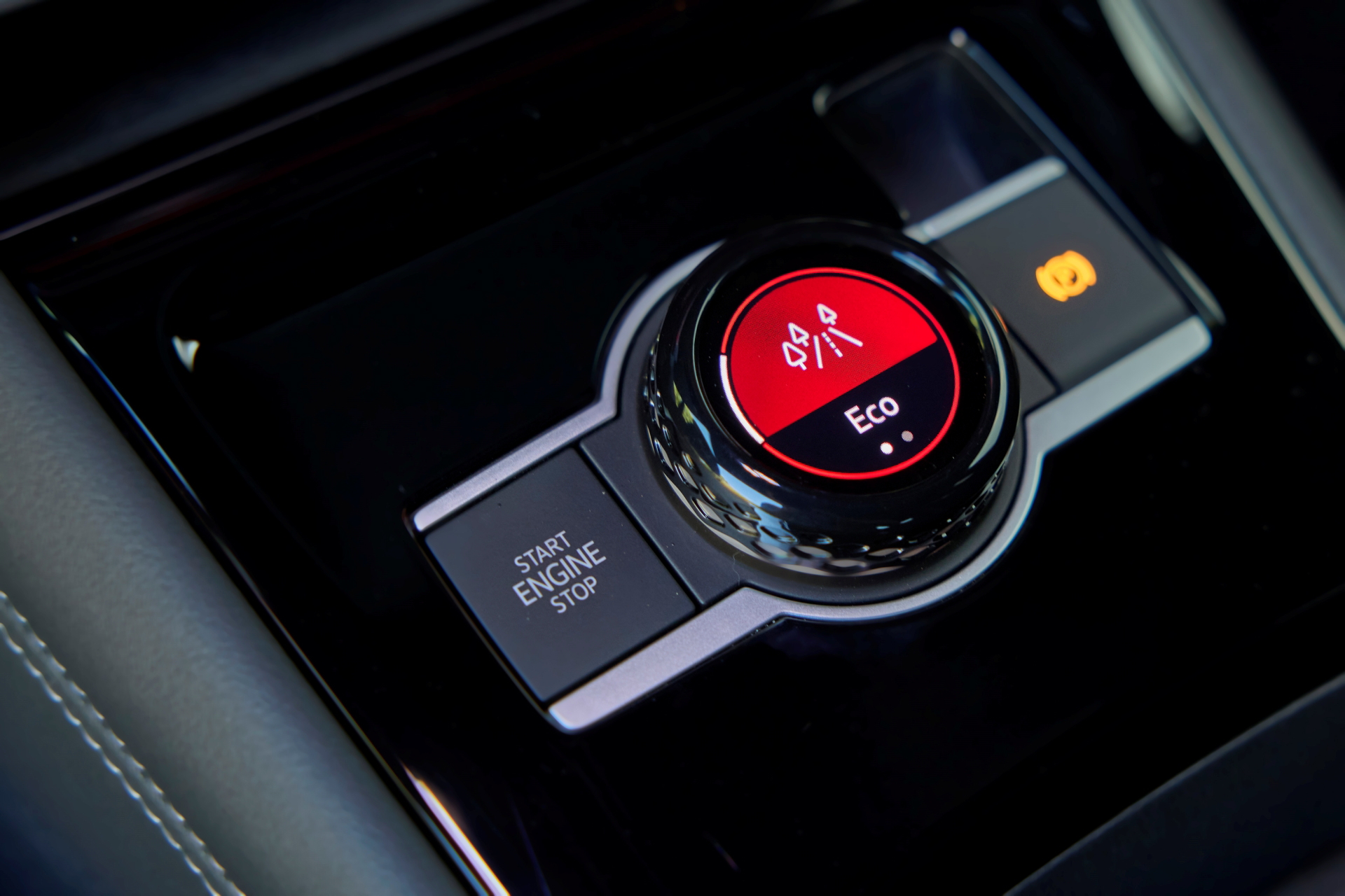 Vista cercana al sistema de manejo del Volkswagen Tiguan 2024.