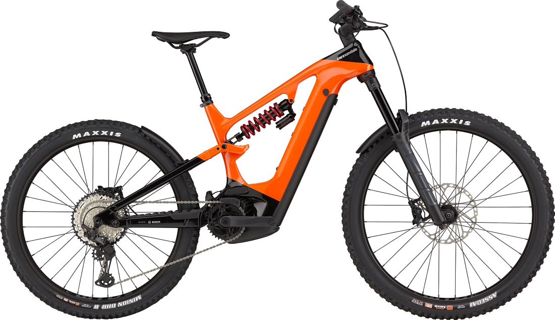 Ebike Cannondale Moterra Neo LT Carbon, propulsión Bosch y suspensiones 170mm.