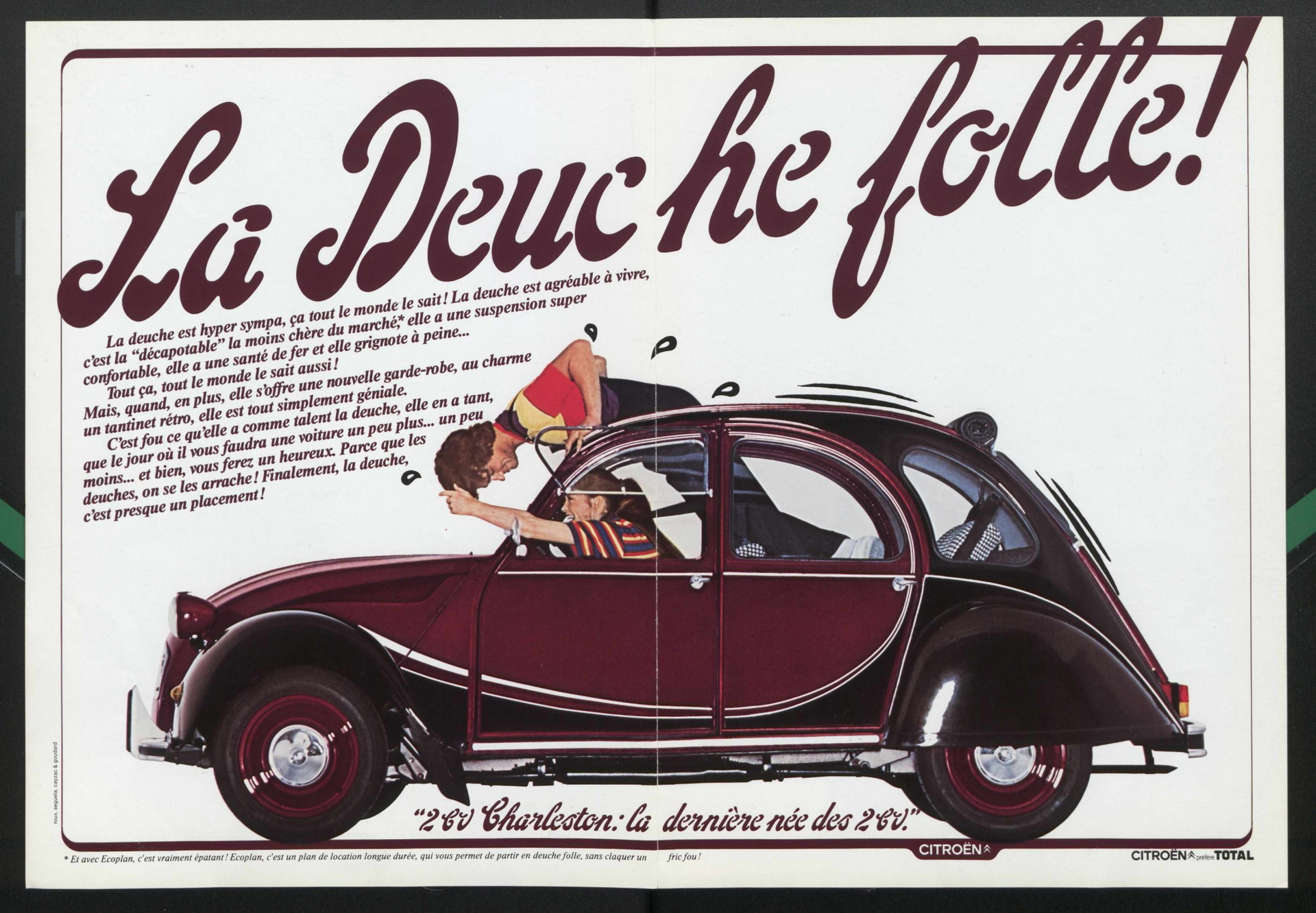 Citroën 2CV Charleston, ícono del diseño automovilístico francés.