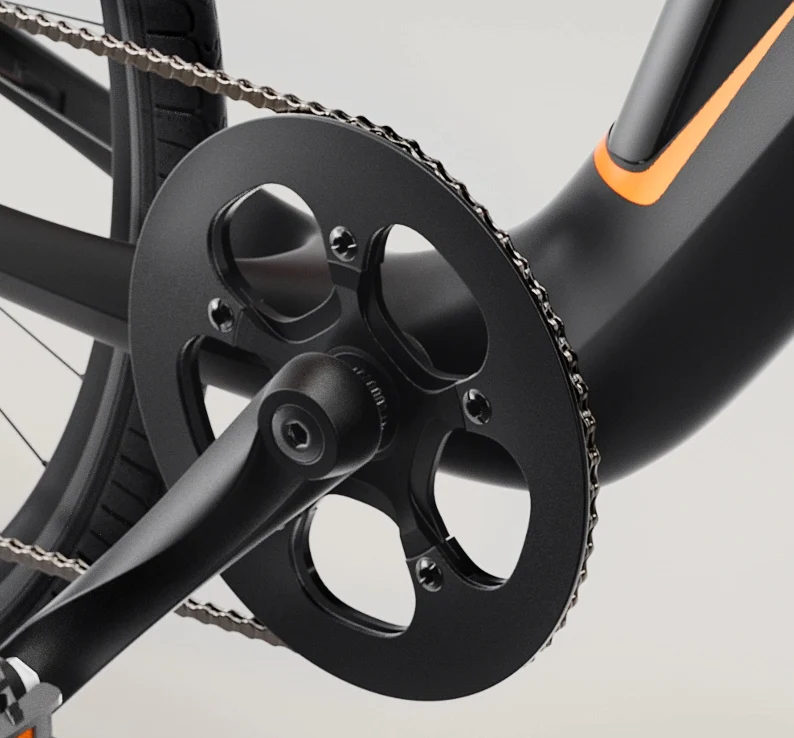 Ebike de carbono con estética vanguardista y autonomía destacable