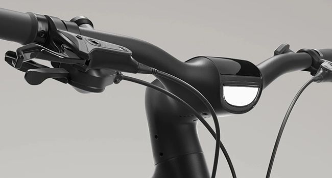 Manillar de ebike de carbono con tecnología de punta.