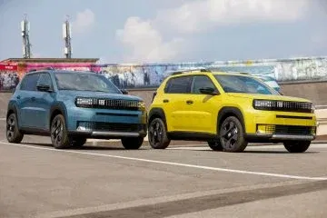 El Fiat Grande Panda eléctrico luce su diseño moderno y compacto. El Fiat Grande Panda eléctrico luce su diseño moderno y compacto.