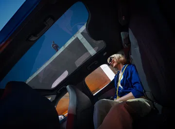 Vista parcial del habitáculo del nuevo Ford Capri EV.