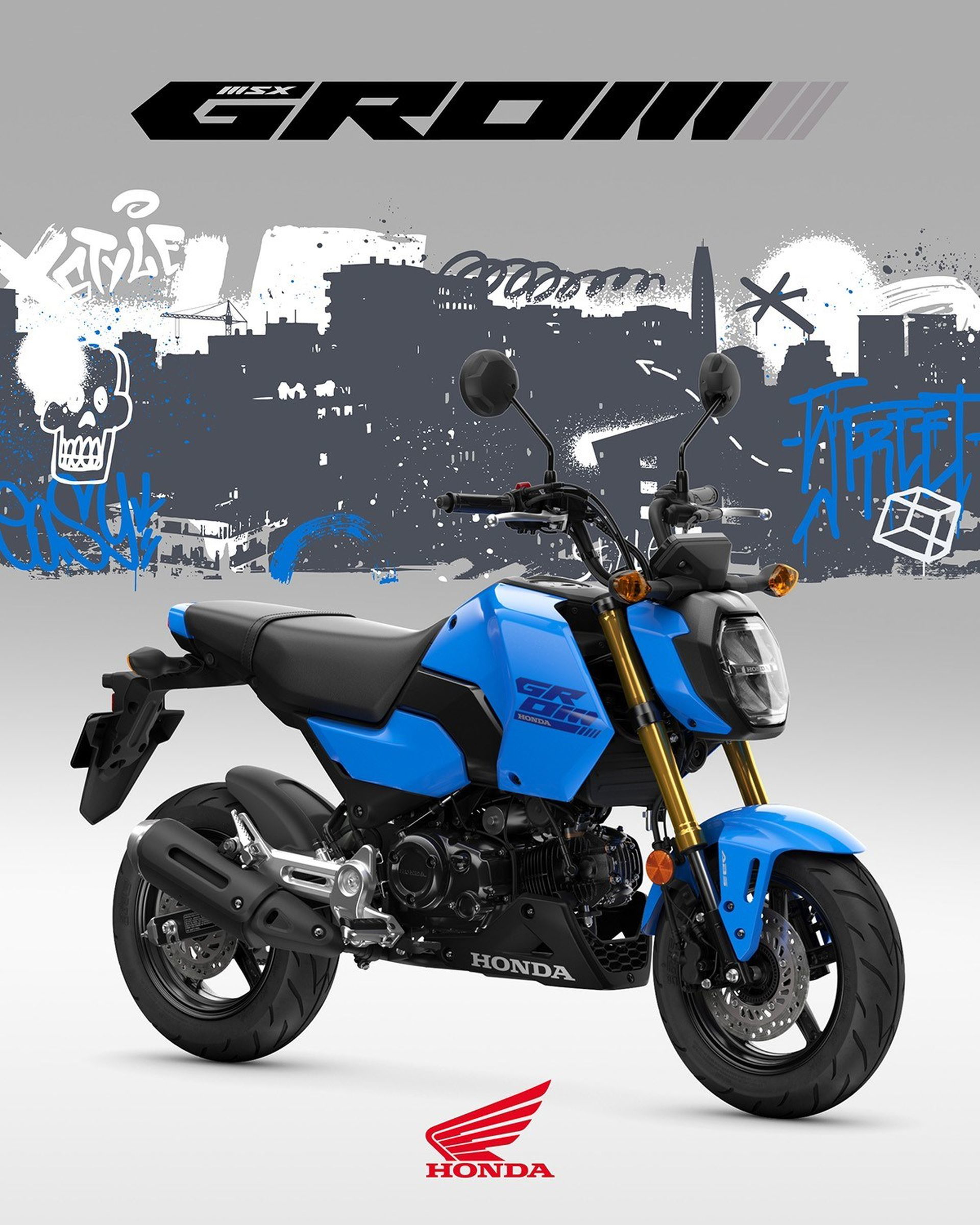 Honda MSX125 Grom: agilidad y eficiencia en formato mini.
