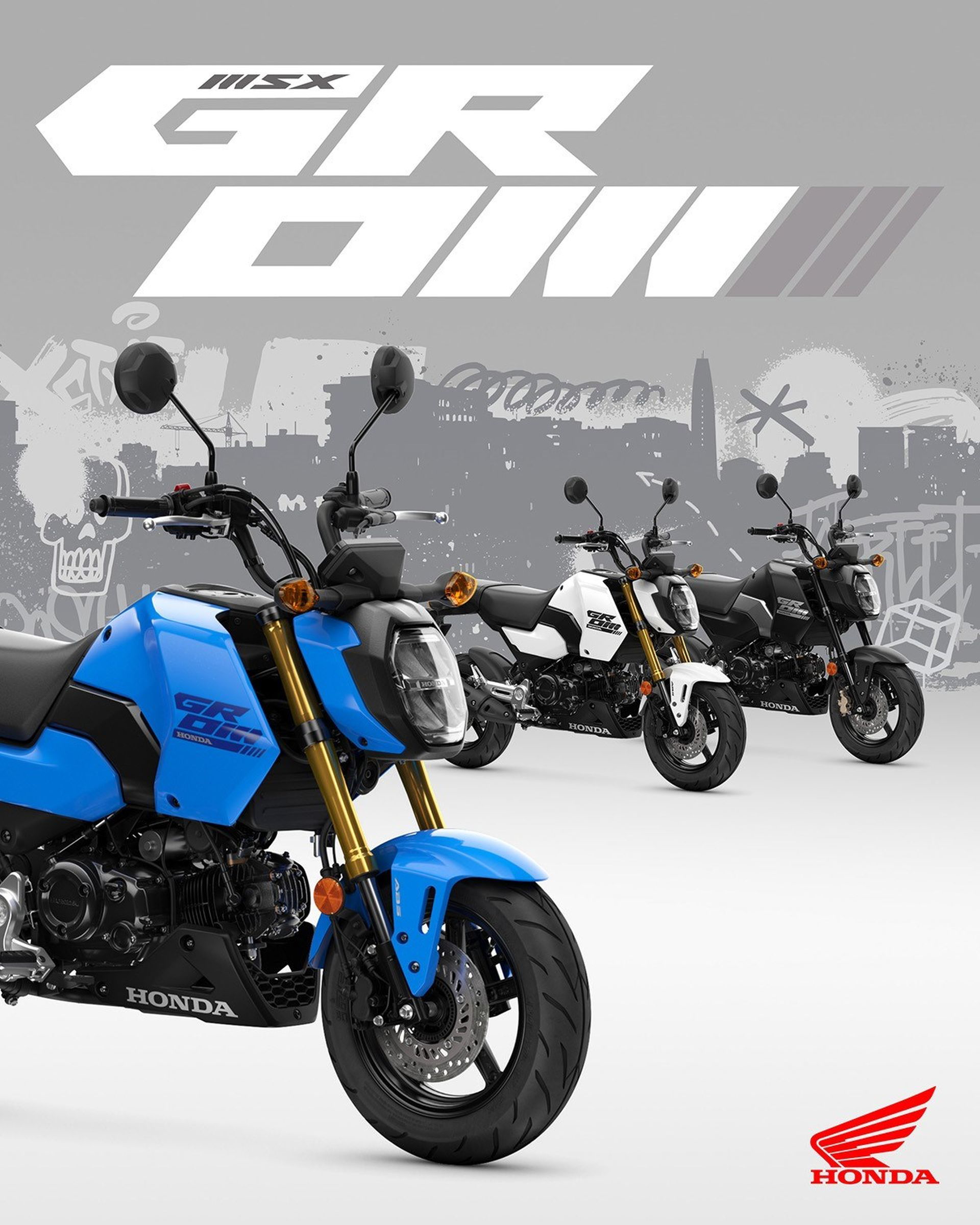Honda MSX125 Grom 2024, agilidad y bajas emisiones.