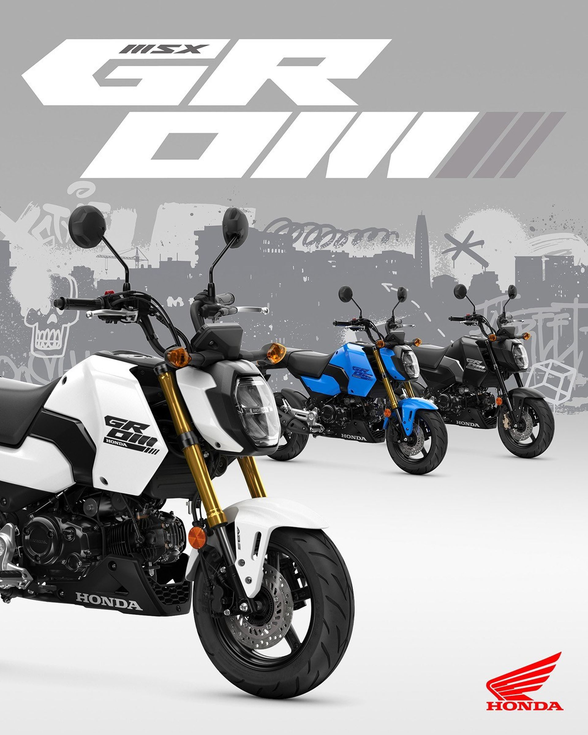 Nueva Honda MSX125 Grom: estética renovada, eficiencia envidiable.