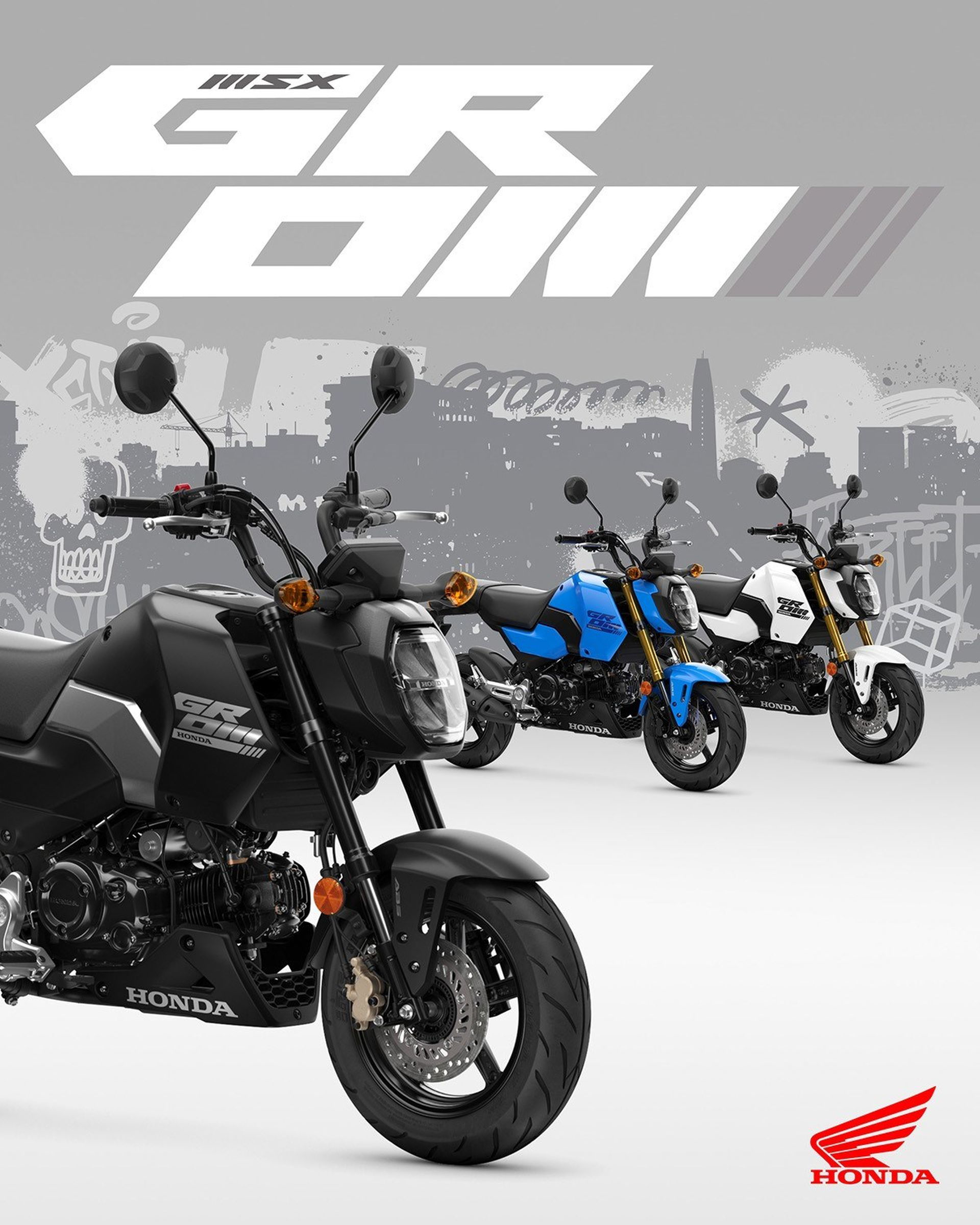 La Honda MSX125 Grom 2024, una 125cc que combina diversión y eficiencia.