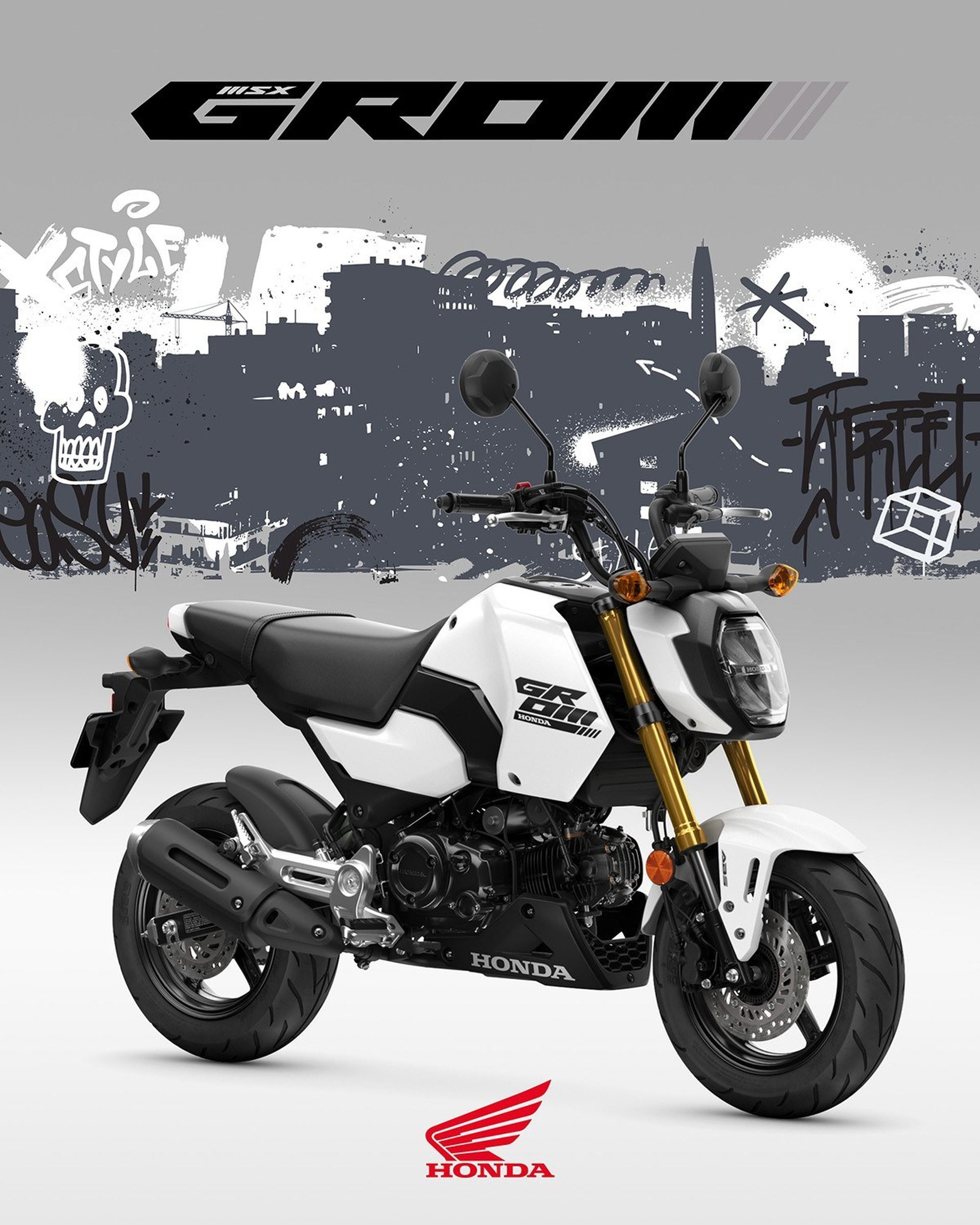 Honda MSX125 Grom: agilidad y eficiencia en formato compacto.