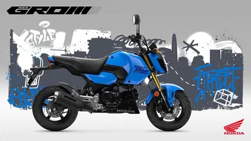 La Honda MSX125 Grom 2024 luce un diseño juvenil y urbano, ideal para la movilidad diaria.