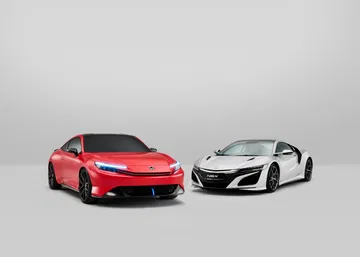 Nuevo concepto híbrido de Honda Prelude con diseño vanguardista.