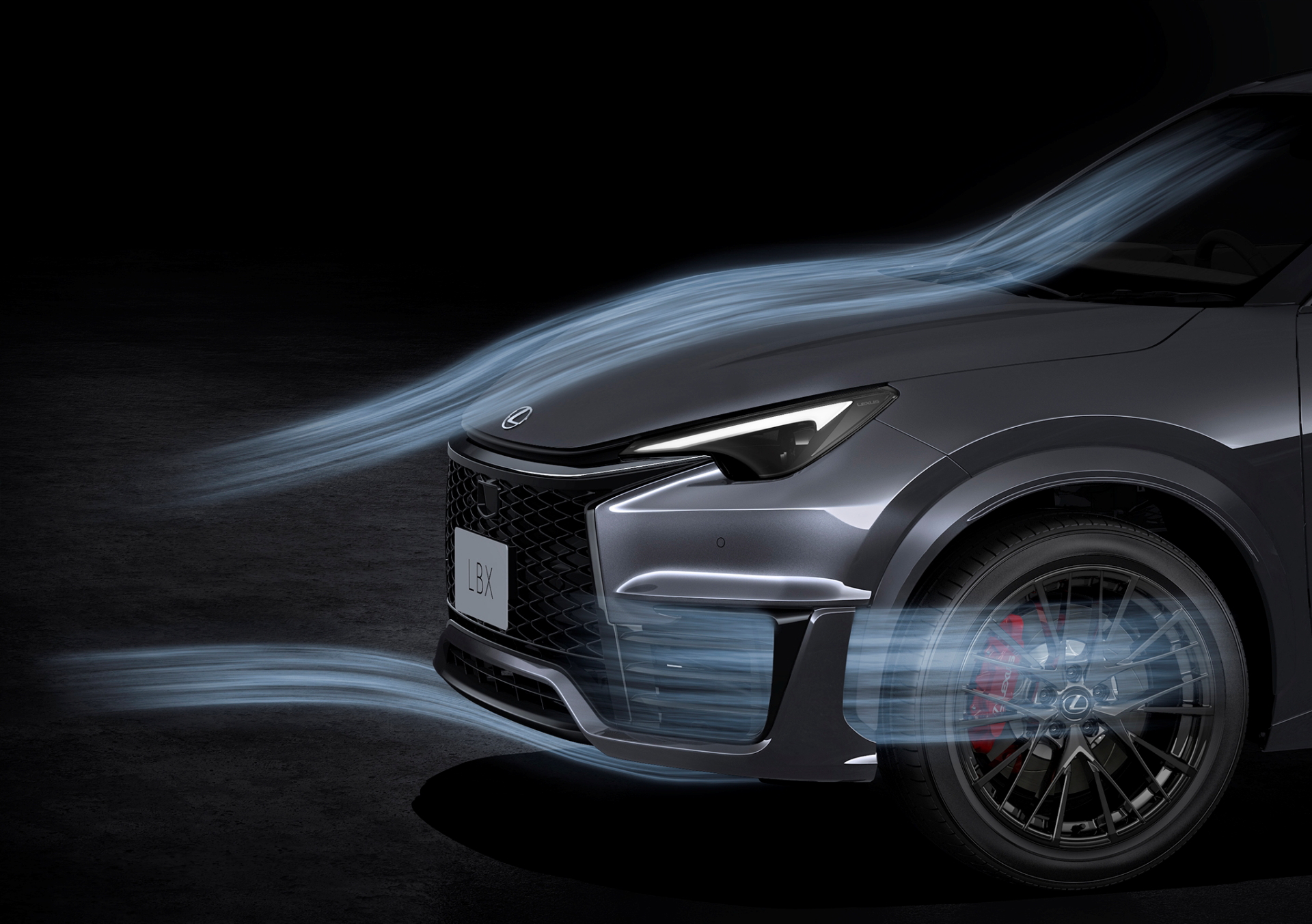 SUV Lexus LBX Morizo RR 2025 con diseño vanguardista y aerodinámico.