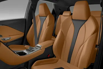 Asientos de cuero con acabado premium del Lexus LBX Morizo RR 2025