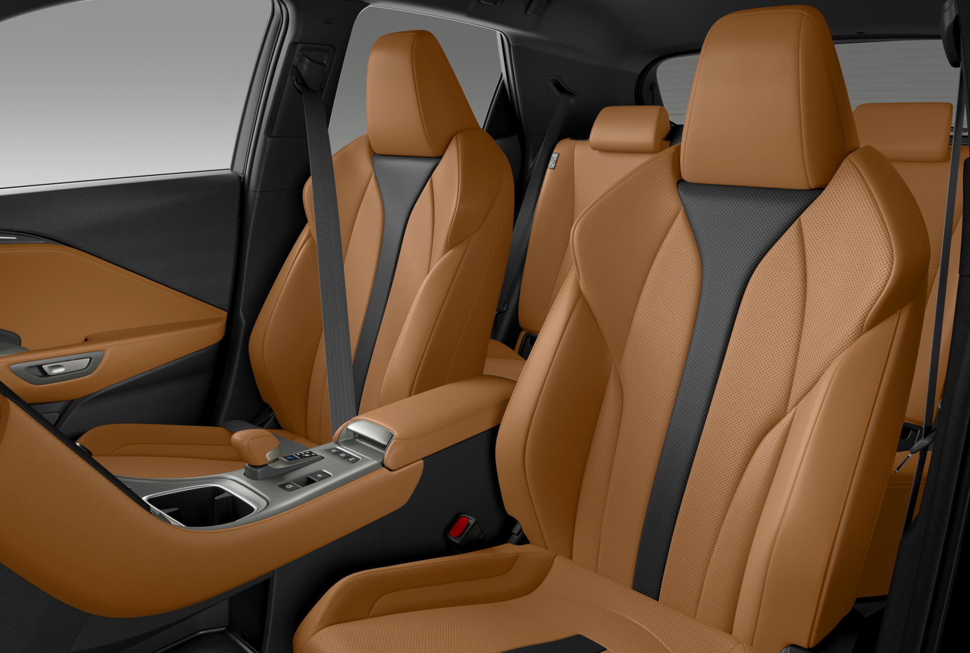 Asientos de cuero con acabado premium del Lexus LBX Morizo RR 2025