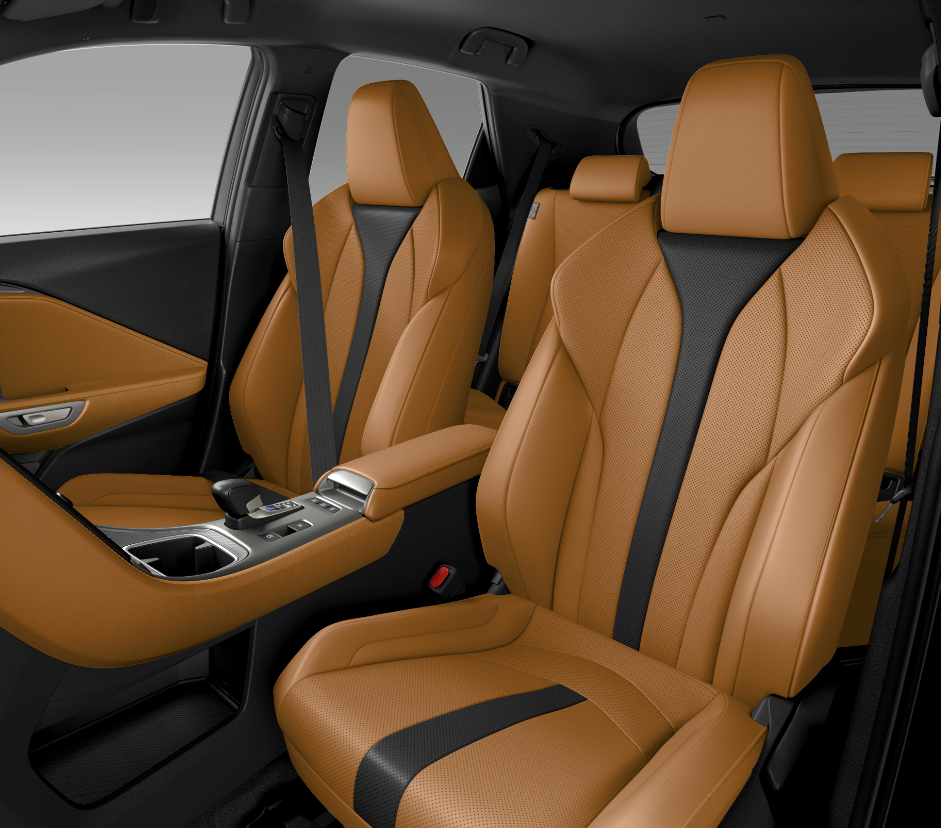 Asientos premium en cuero con diseño ergonómico.