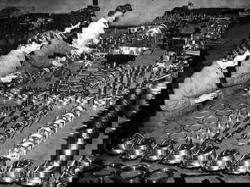 Vista del complejo motor Napier Sabre, un coloso de la aviación histórica.
