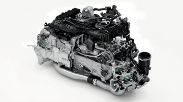 Vista del propulsor híbrido que equipa el Porsche 911 GTS T-Hybrid.