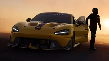 Silueta agresiva del Xiaomi SU7 Ultra con un diseño que desafía a Porsche.