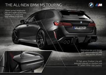 Nuevo BMW M5 Touring: espacio y potencia se fusionan en un diseño vanguardista.