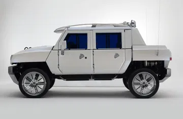 El Fiat Oltre, una bestia 4x4 inspirada en la funcionalidad militar.