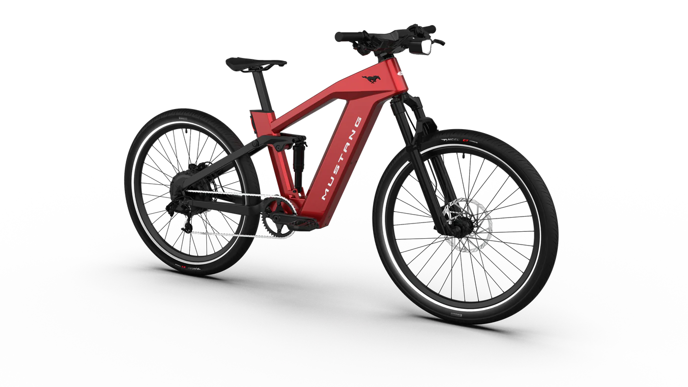 Ford persigue la innovación con su ebike Mustang: energía eléctrica y neumáticos semi-slicks de Pirelli.