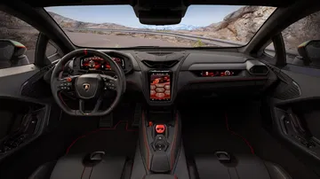 El habitáculo del Lamborghini Temerario combina deportividad y lujo vanguardista.