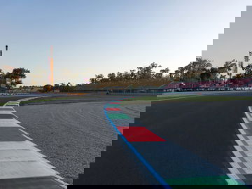 Vista de la chicane en Monza, donde los pianos son cruciales para la velocidad.