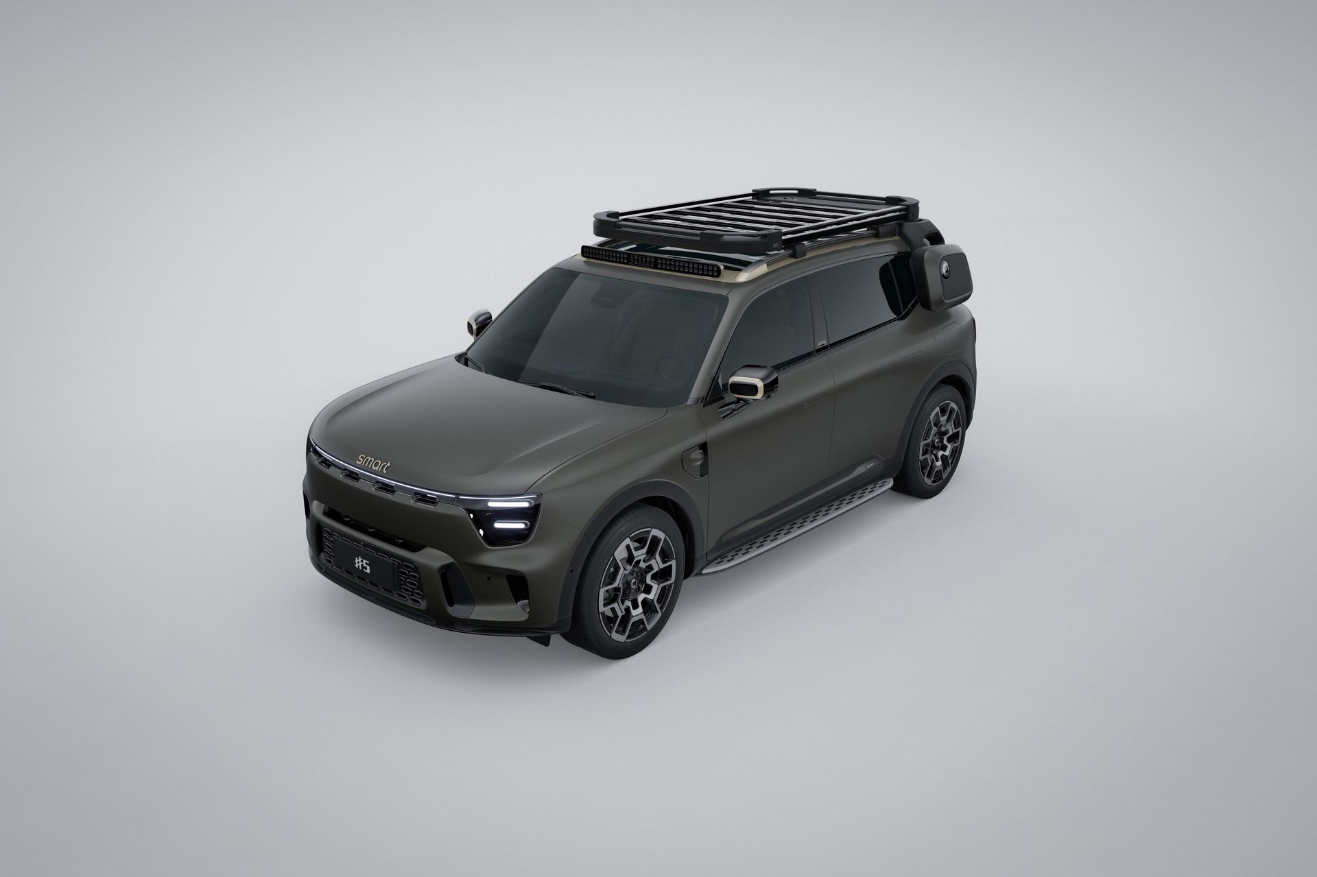 Nuevo SUV eléctrico de smart destaca por su diseño robusto y líneas modernas.