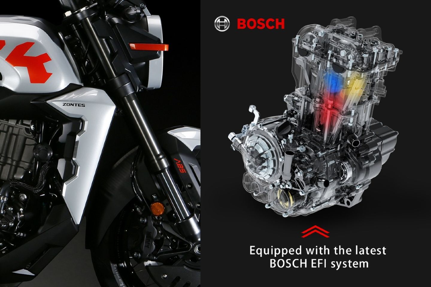 Scrambler futurista con diseño cyberpunk, destaca por sus 40 CV a un precio accesible.