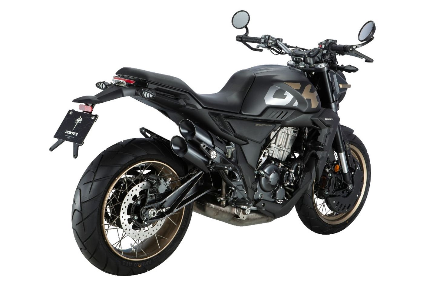 Nueva Zontes GK350 con estética cyberpunk y motor que rinde casi 40 CV, ideal para poseedores del carnet A2.