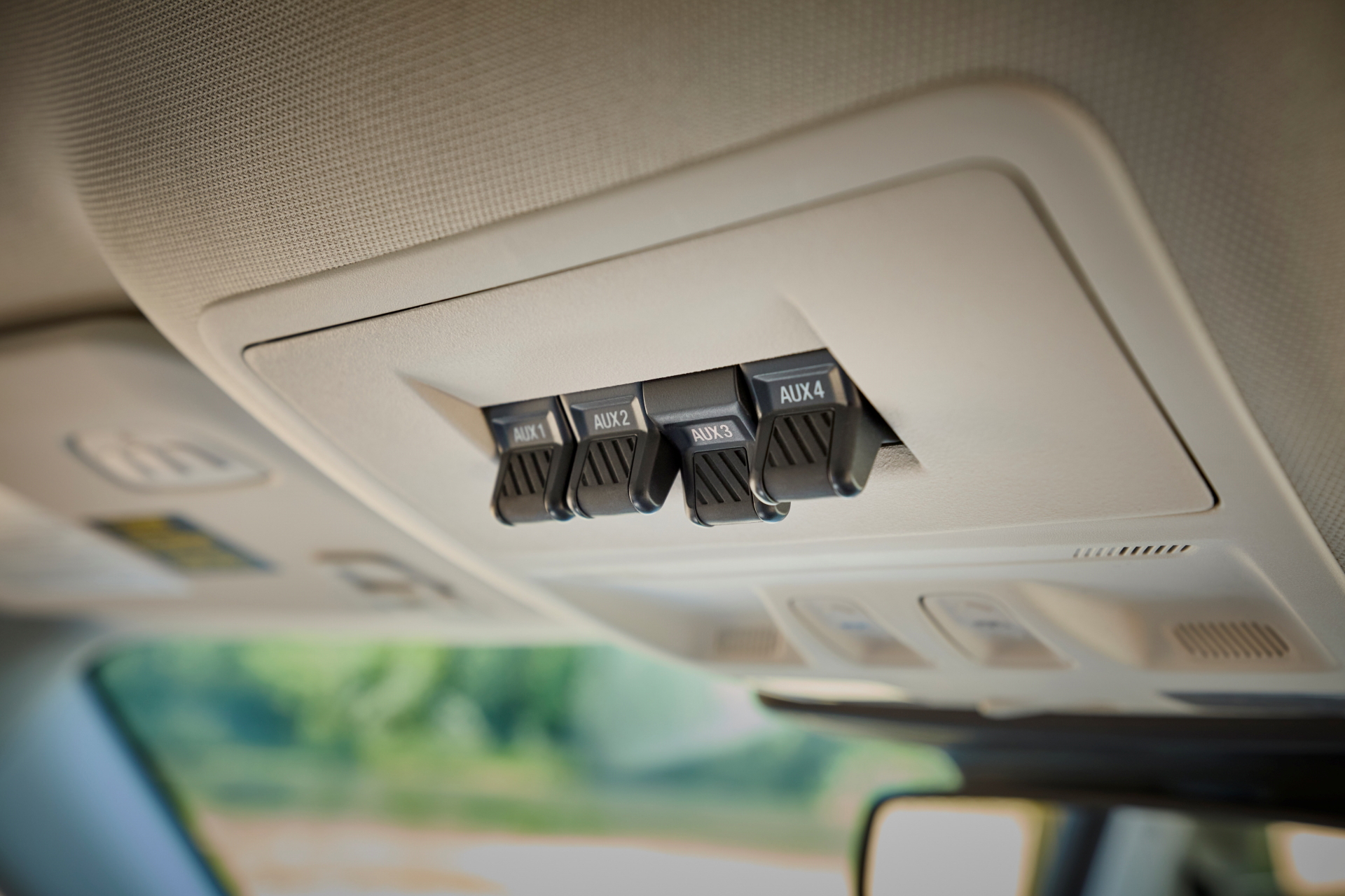 Botonera del sistema de control de tracción del Ford Bronco Sport 2025.