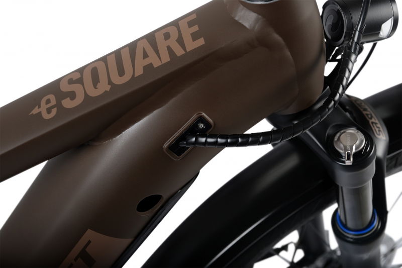 El motor japonés de Yamaha integra perfectamente en la eBike de trekking.