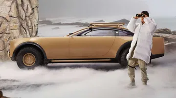 Un vehículo Maybach conceptual para terrenos difíciles.
