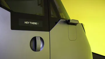 Vista parcial trasera y lateral de la Renault Estafette Concept