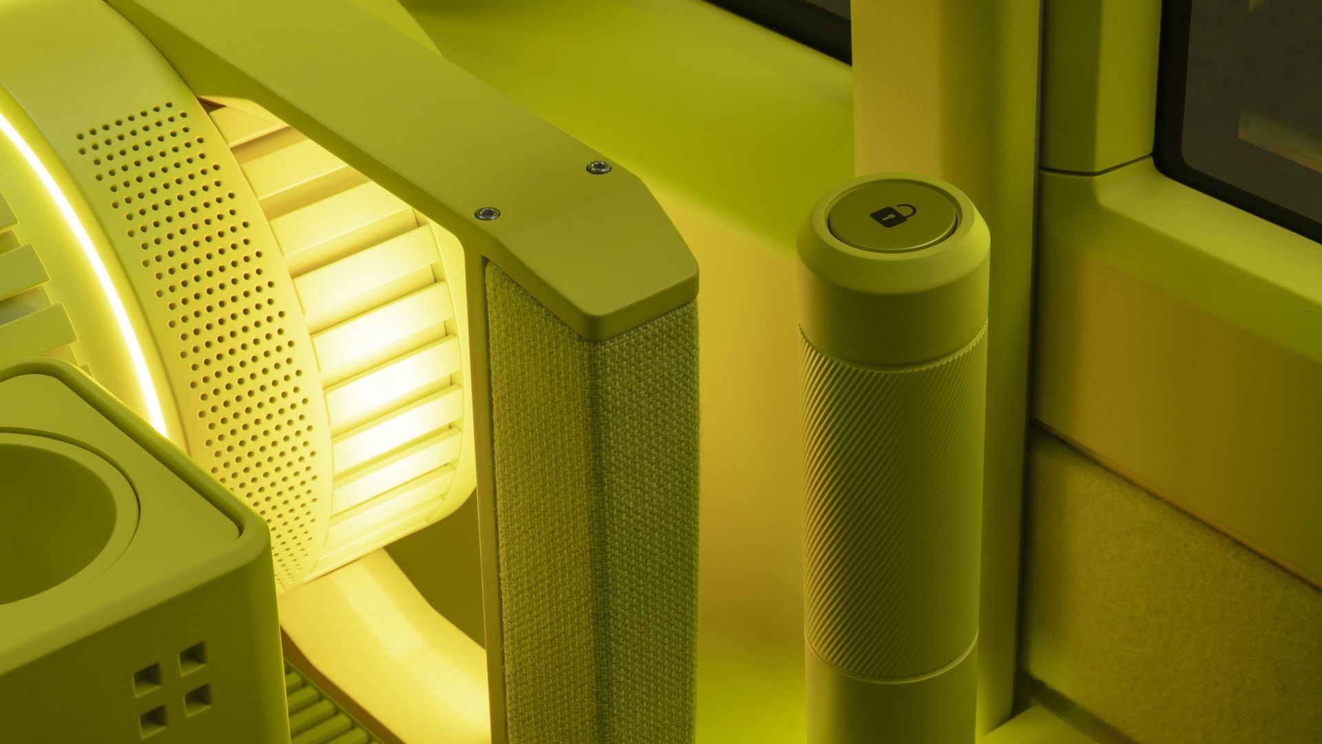 Vista parcial de la futurista Renault Estafette concepto 2024.