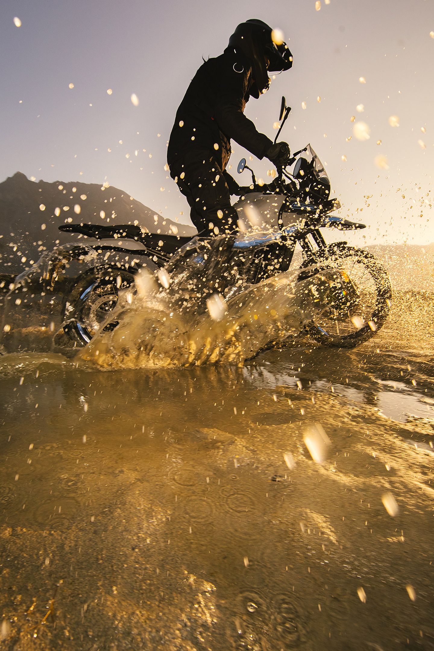 Royal Enfield Himalayan 450 conquistando terreno agreste.