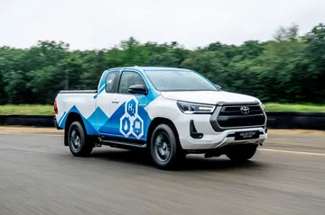 Toyota Hilux FCEV con diseño robusto y listo para el todoterreno Toyota Hilux FCEV con diseño robusto y listo para el todoterreno