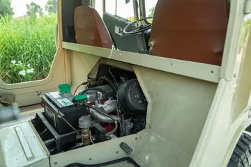 Motor de Volvo todoterreno con diseño robusto y funcional