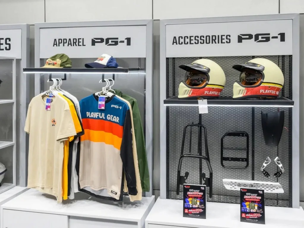 Productos de merchandising oficial del Yamaha PG-1.