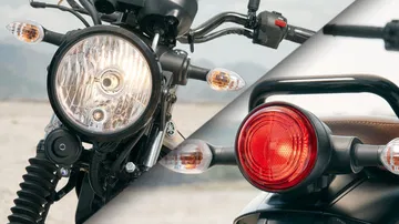 Vista 360 del Yamaha PG1 destacando faros y diseño frontal y trasero