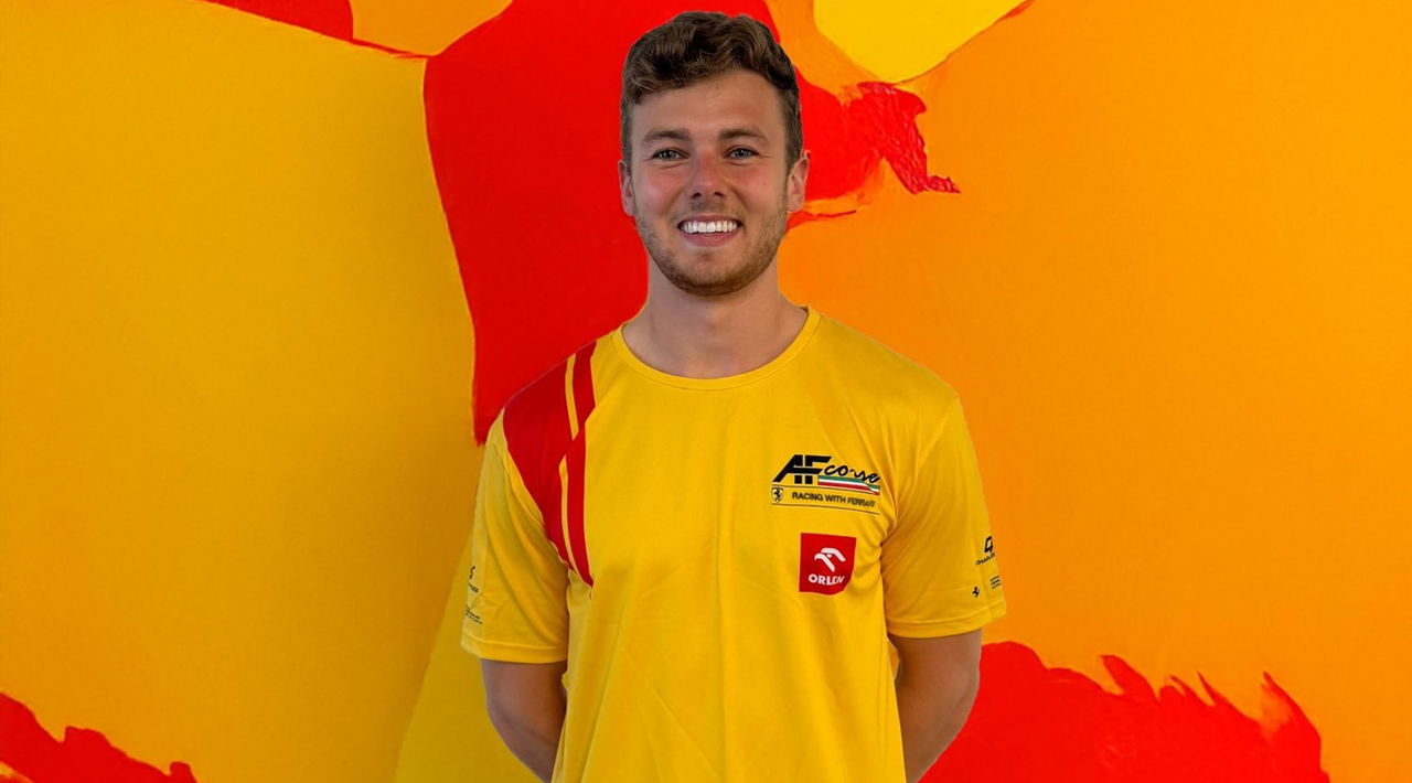 Philip Hanson con los colores de AF Corse para la temporada de Hypercar 2025.