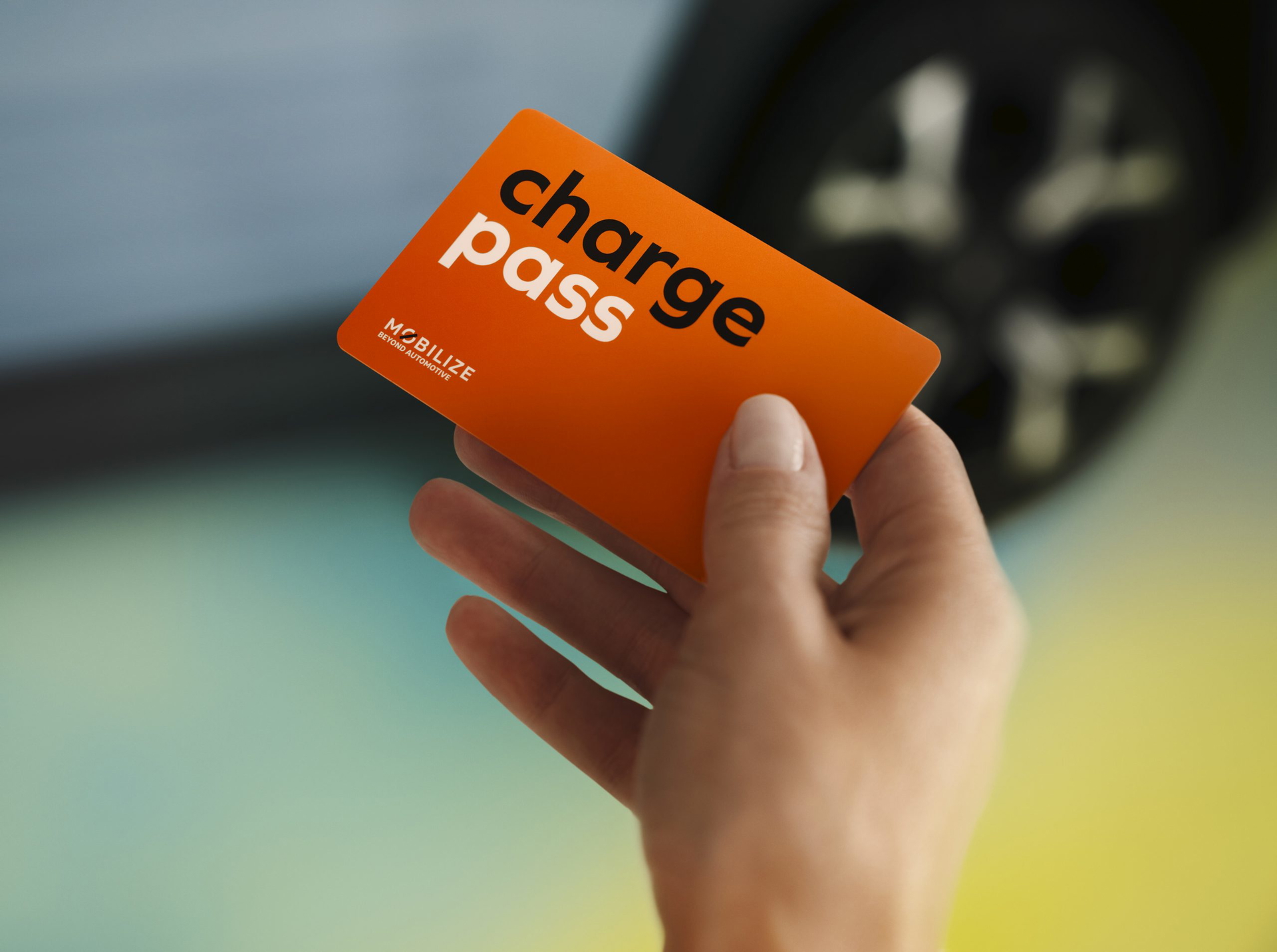 Tarjeta de carga Charge Pass para vehículos eléctricos de Renault.