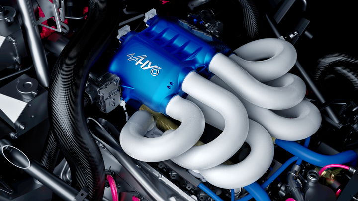 Vistazo al innovador V6 de hidrógeno de Alpine con 740 CV.