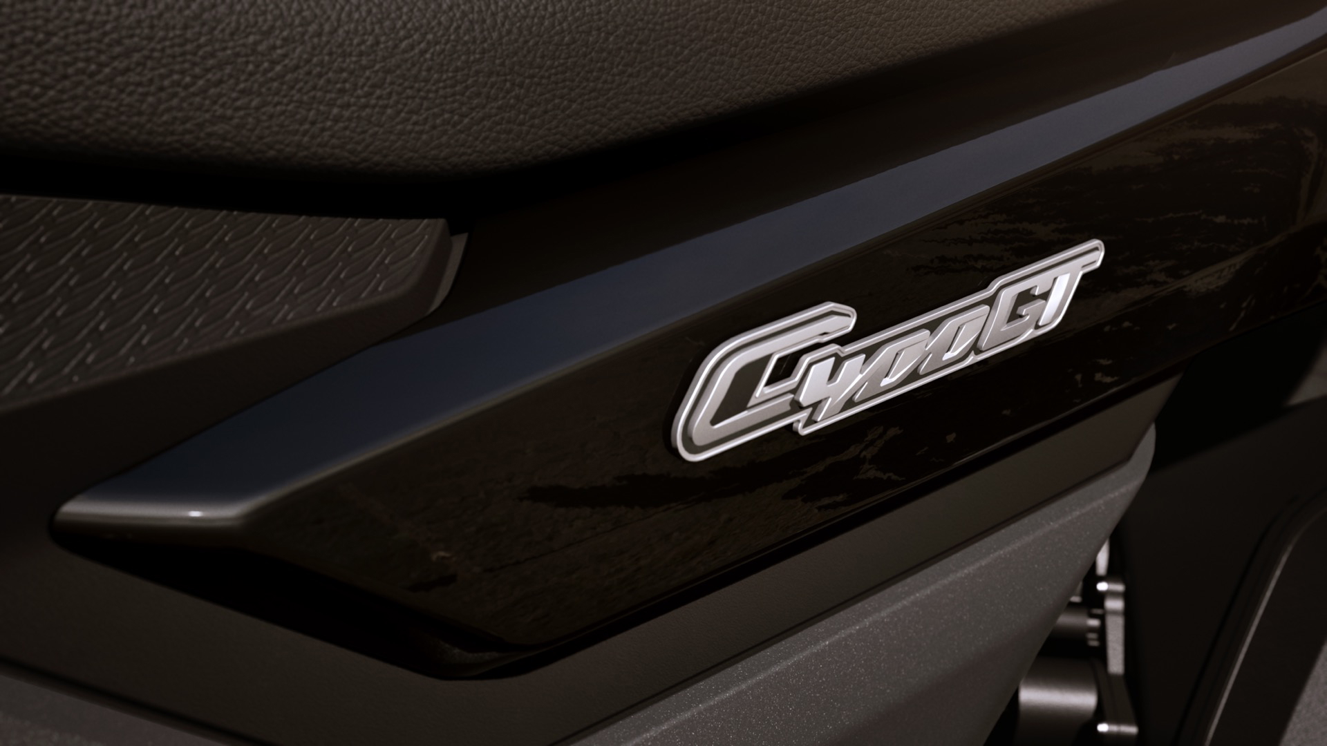 Vista cercana del emblema