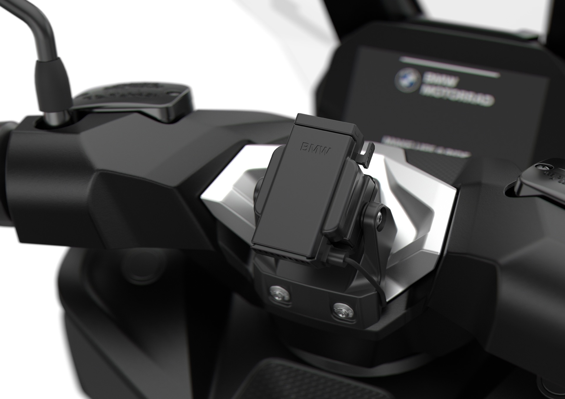 Panel de instrumentos BMW C 400 X, legible y moderno