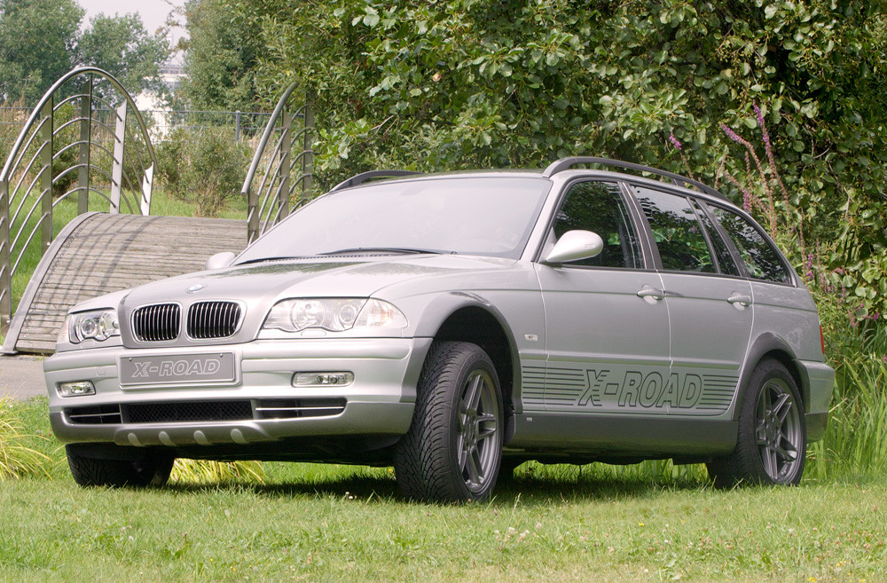 BMW E46 transformado en todoterreno, listo para la aventura off-road.