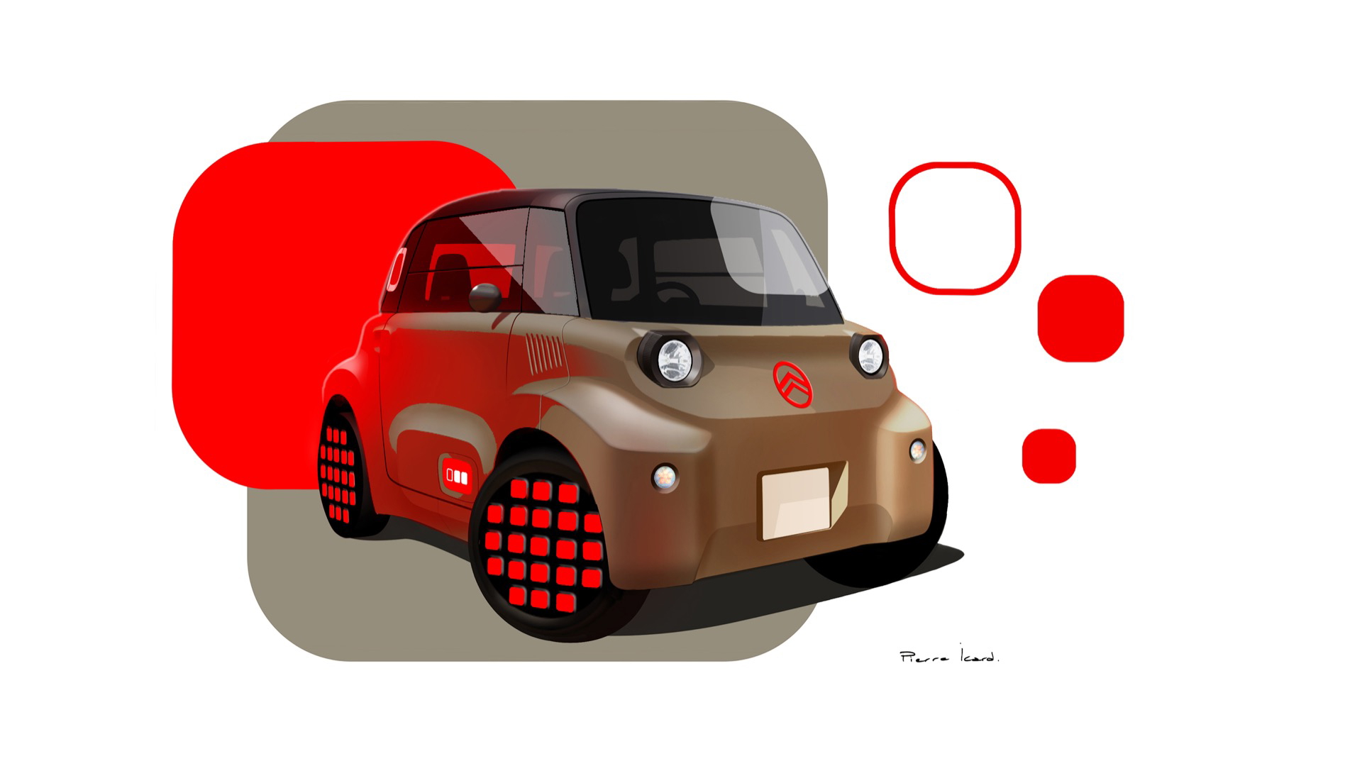 El Citroën AMI 2025 muestra un diseño urbano y compacto, ideal para la movilidad en ciudad