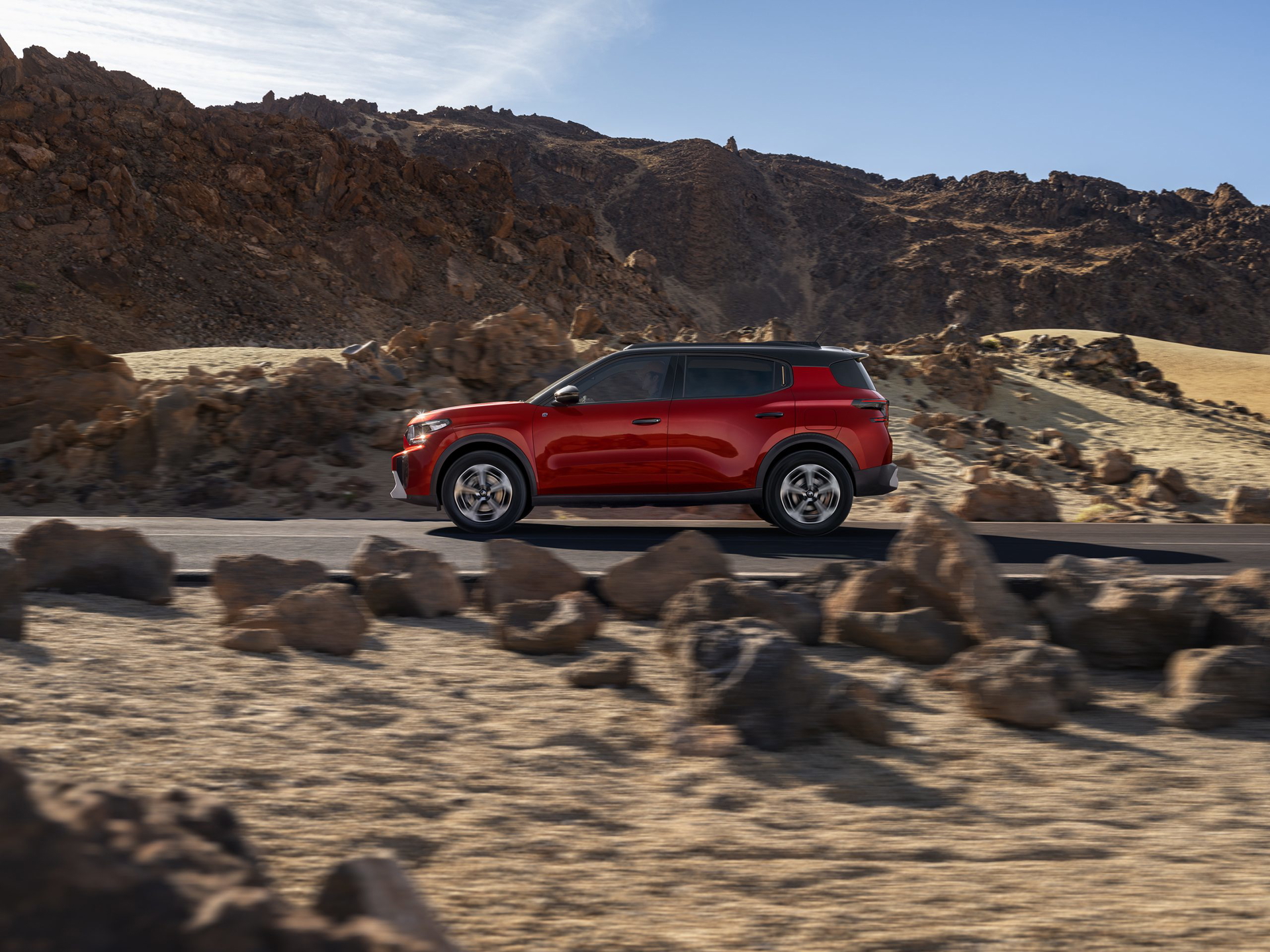 Vistazo al Citroën C3 Aircross en su hábitat natural.