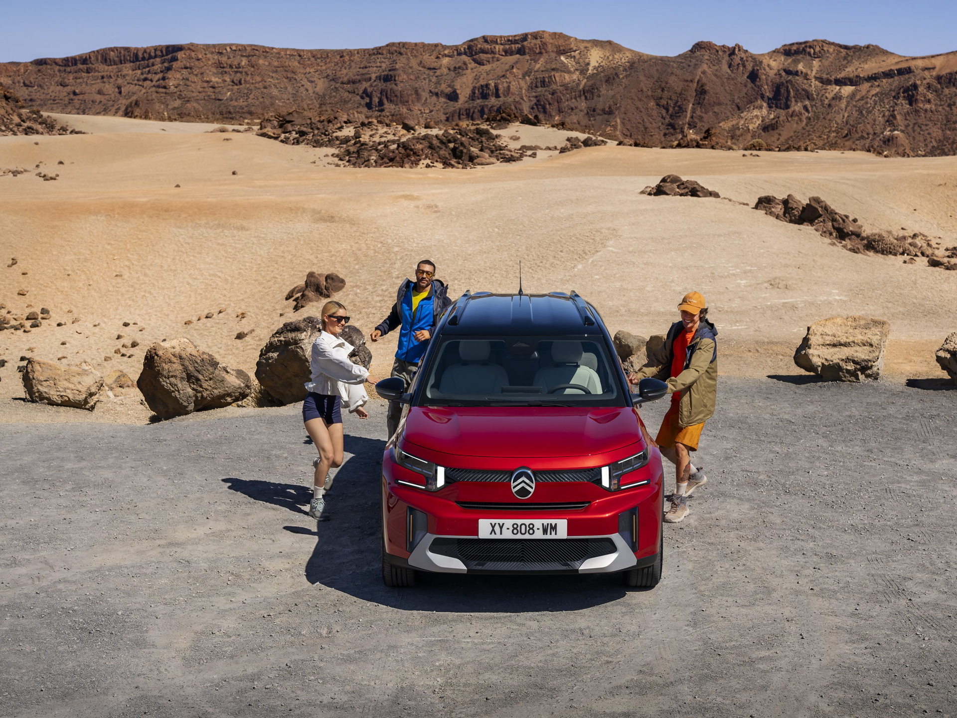 Vista delantera del Citroën C3 Aircross, enfatizando su diseño como SUV accesible de la marca.