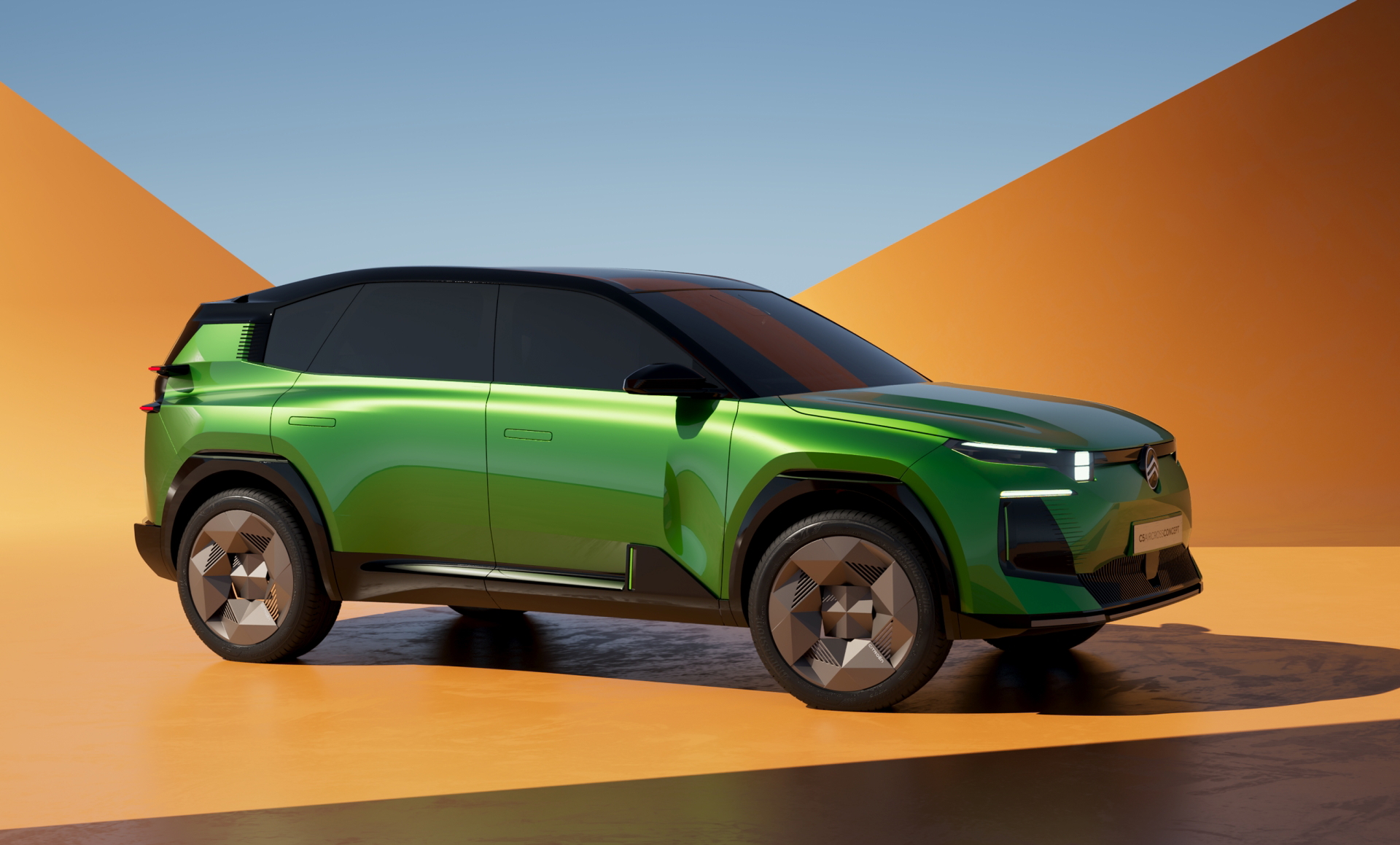 Vista lateral del nuevo Citroën C5 Aircross mostrando su línea renovada.